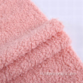 Fashion thermal textiles en peluche en peluche tissu